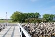 Vy från bryggan på Ribersborgs nakenbad 2009