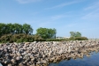 Vy från bryggan på Ribersborgs nakenbad 2009