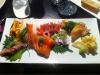 Stor sashimi - riktigt läcker.