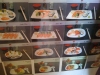 Menysystemet på Sushi Lu