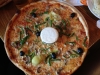 Vegetarisk med vitlökssås (dillsås)