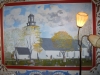 Tavla av Munktorps kyrka.