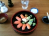 Snyggt presenterad sushi