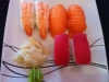 6 valfria bitar Nigiri för 50 kr. Oslagbart!