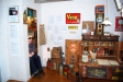 Museeiutställningen ´Lanthandel´ i Caféet