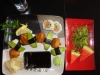 10 bitar vegetarisk sushi för 90 kronor.