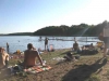 Bosarpasjöns en varm sommardag