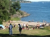  klippbad och windsurfingcenter finns vid detta bad.