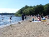 vi satt i mitten av stranden och det här är dess vänstra sida 
