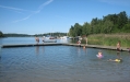 Överbybadets brygga.