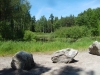 Här kan du parkera om de ser den lilla sjön.