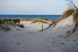 På väg ner till stranden...