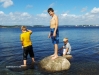 Lätt att ta sig fram bland klipporna