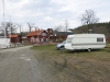 Skeppsdockans camping i slutet av april