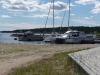 Båtar vid havsbadet