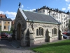 Lillkyrkan med sin fasad mot Oscarskyrkan Juli 2010