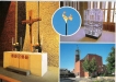 vykort från kyrkan med den flashiga tuppen