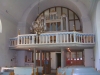 Det blå går igen i orgel och läktare