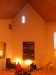 Orgel och plats för kören till vänster i kyrkorummet