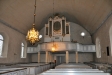 Orgelfasaden från 1773 omslöt tidigare en Schörlinorgel
