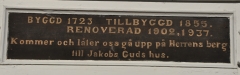 Årtalen.