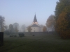 Berga kyrka taget från prästgården