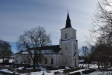  Kyrkan i motljus.