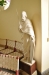 Skulptur föreställande Moses står k