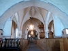 Kyrkan renoverades 1932-1933 togs överkalkningen bort