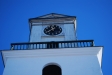 Ett vackert torn pryder Jämshögs kyrka