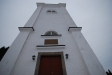 Intagande kyrktorn i Tvings kyrka