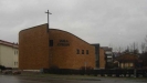 Varlakyrkan en regnig januaridag