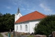  Vackra målningar i kyrkans tak från 1776 av J.H. Dieden.