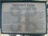 Text utanför kyrkan
