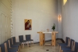 Till höger om huvudorgeln ligger detta lilla kapell i kyrkan. 
