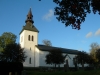 Edsvära kyrka i kvällssol. Foto:Bertil Mattsson