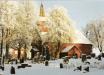 vykort från kyrkan
