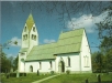 vykort från  kyrkan