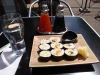 Åtta vegetariska sushibitar för 65 kronor.
