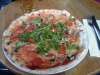 Pizzan ser större ut än den är. Men god var den. Dock inte värd 99 kr.