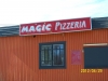 en en påle sticker ut .Var görs pizzorna?Knappast här iaf