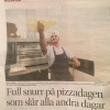 Bilder från La Pizza Halmstad