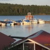 Bilder från Vikarbyns båthamn, Camping