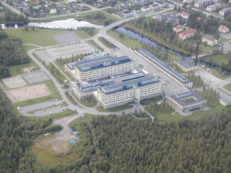 Gällivare sjukhus, helikopterlandningsplats