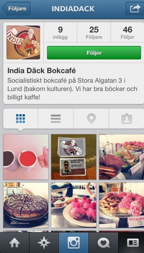 India Däck Bokcafé