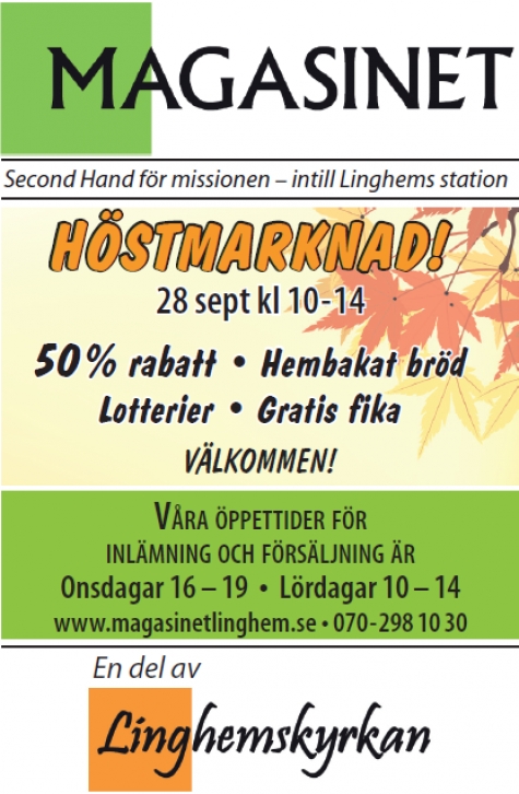 MAGASINET Second Hand - Linghemskyrkan