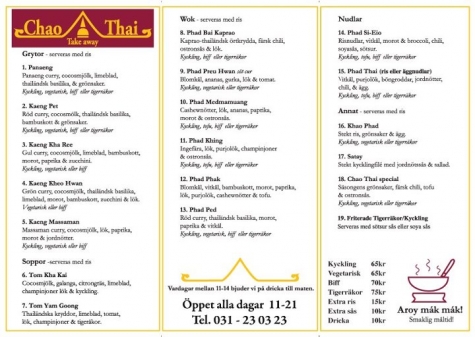 Chao Thai Take Away