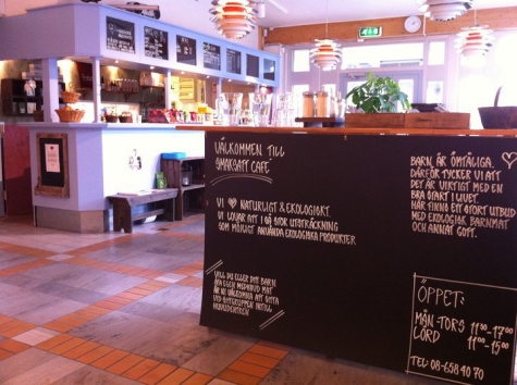 Café Skarpa i Skarpnäcks Kulturhus