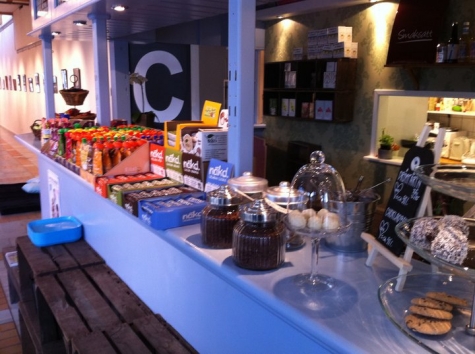 Café Skarpa i Skarpnäcks Kulturhus