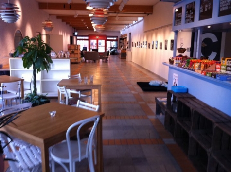 Café Skarpa i Skarpnäcks Kulturhus